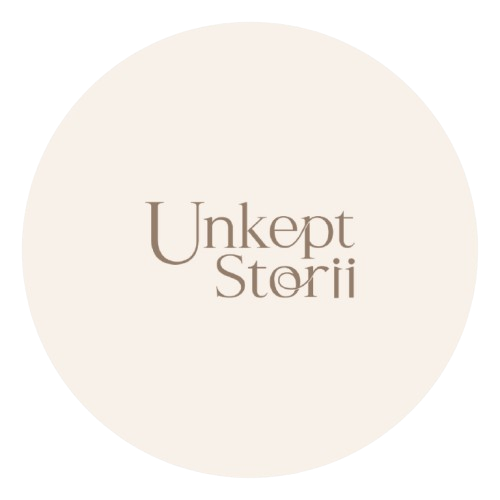 Unkept storii logo stamp
